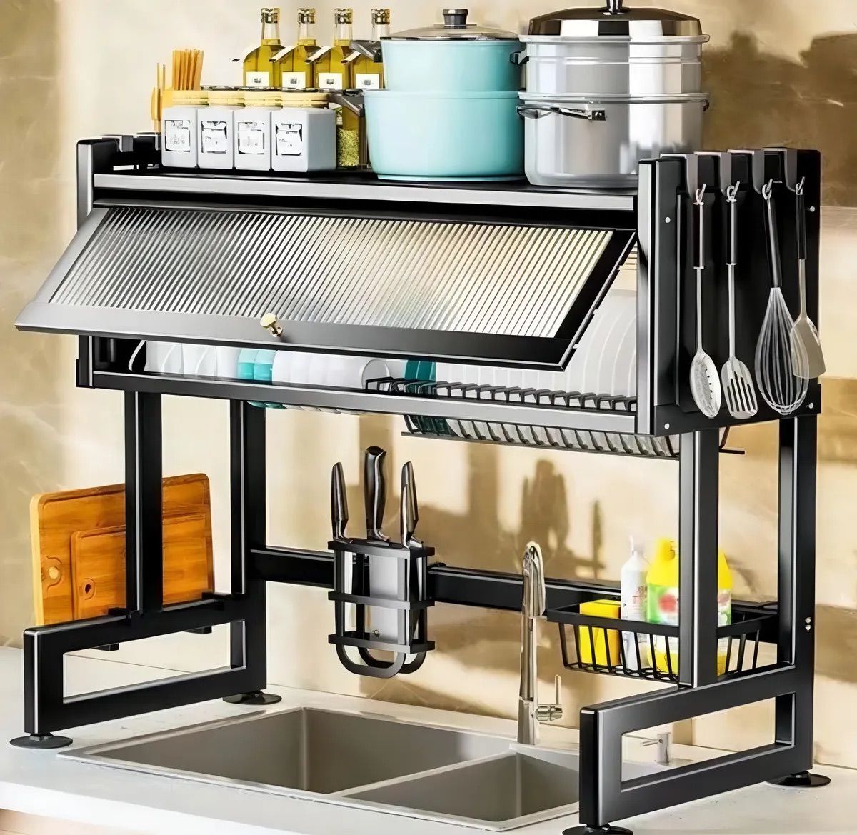 Escurridor de loza con gabinete 65 cm