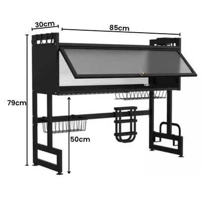Escurridor de loza con gabinete 85cm