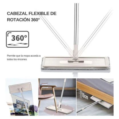 Trapero Mopa Plano Con Balde